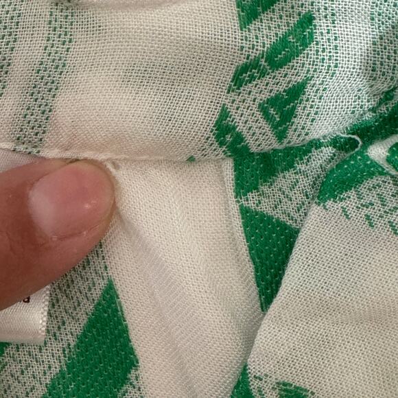 Goa Beachwear by Japna Womens Green Tribal Print Tassel‎ Tie Dress Size Small - Picture 7 of 9